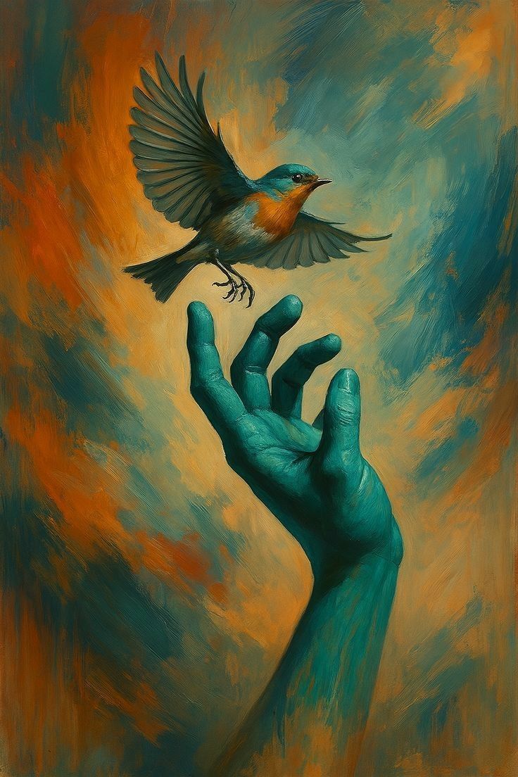 A soul built very strong from a broken stone.